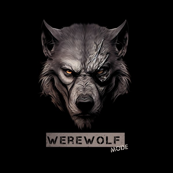 Wilk 8 - wzór na koszulkę (licencja niewyłączna)